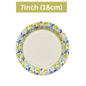 7-Inch Round Printed Plate X 1000Pcs