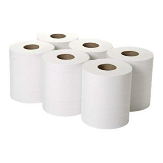 WHITE ROLL EMBOSSED X6