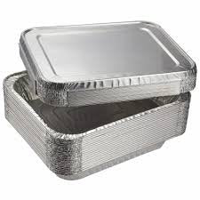 Half Deep Size Foil Lids X100Pcs