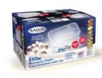 Satco C650 Microwave W/Lids X 250Pcs