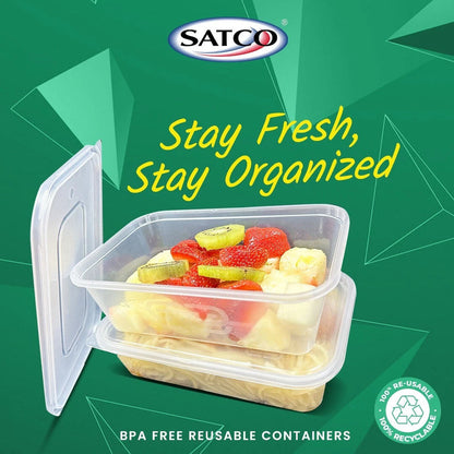 Satco C750 Microwave W/Lids X 250Pcs