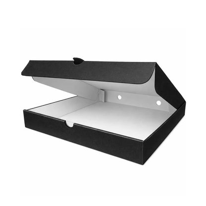 Black 9 Inch Plain Pizza Boxes x90pcs