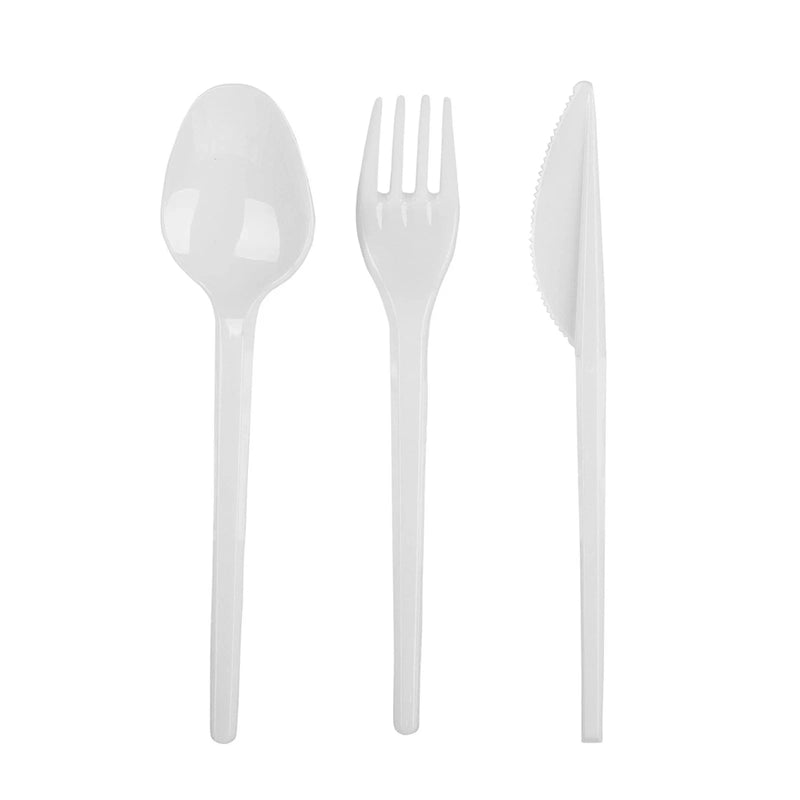 Reusable Plastic Cutlery Set X 250Pcs