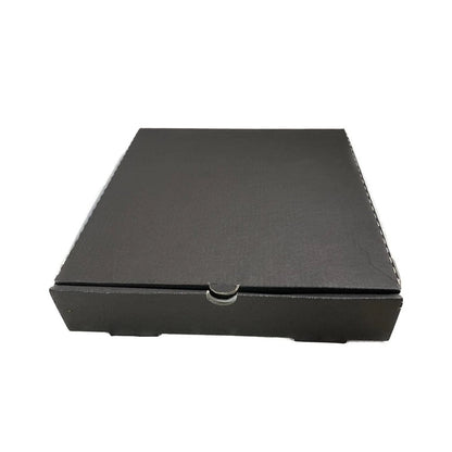 Black 9 Inch Plain Pizza Boxes x90pcs