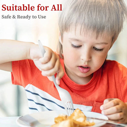 Reusable Plastic Cutlery Set X 250Pcs