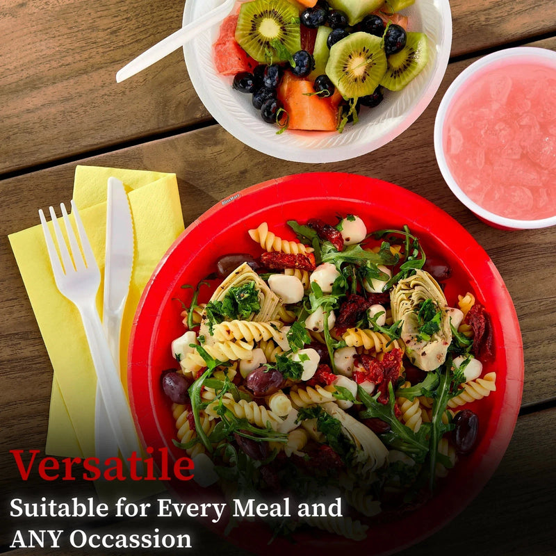 Reusable Plastic Cutlery Set X 250Pcs